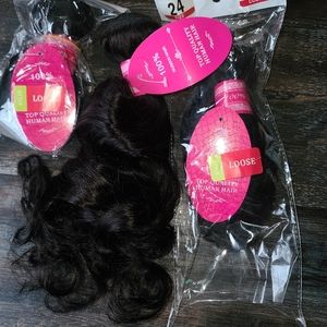 100% virgin human hair bundles